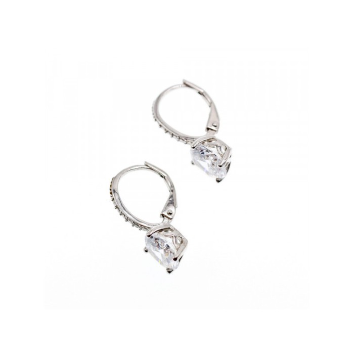 925 Sterling Silver CZ Earrings