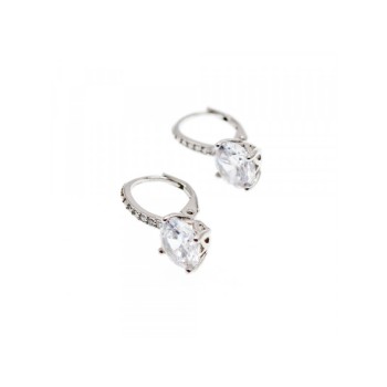 925 Sterling Silver CZ Earrings