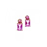 925 Sterling Silver Pink Topaz Stud Earrings