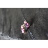 925 Sterling Silver Pink Topaz Stud Earrings