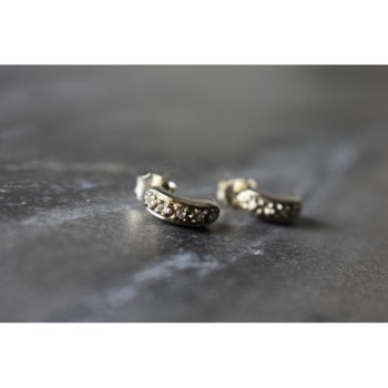 925 Sterling Silver White CZ Stud Earrings