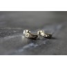 925 Sterling Silver White CZ Stud Earrings