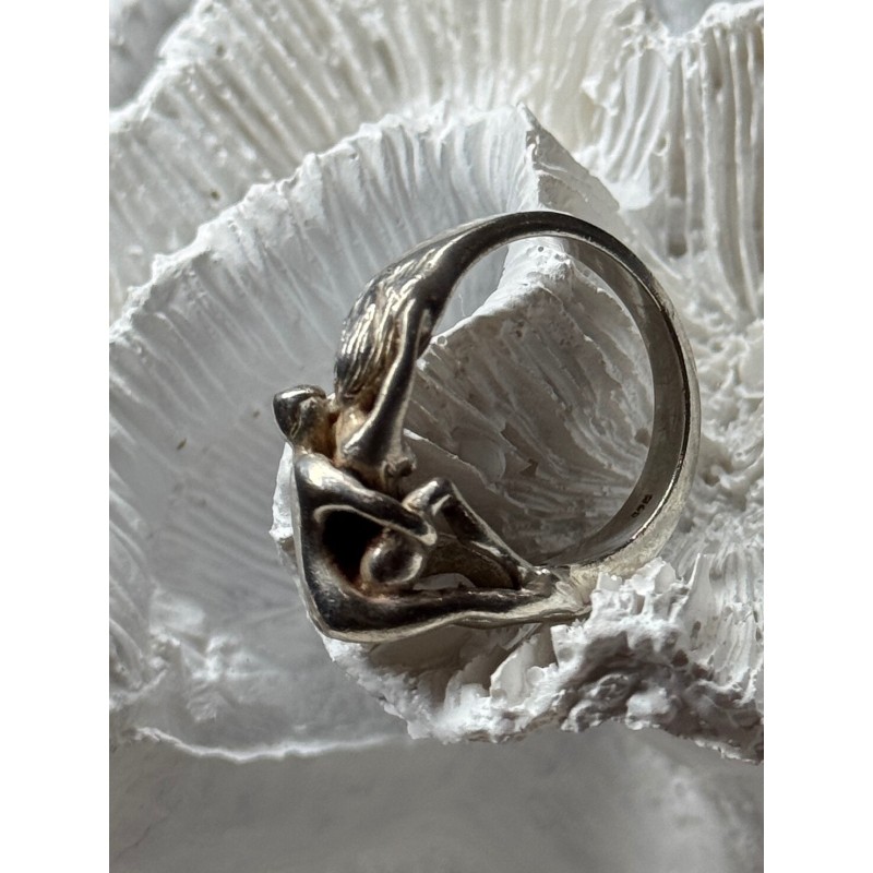 925 Sterling Silver Kamasutra Ring Size 6.5