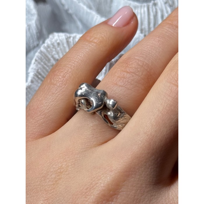 925 Sterling Silver Kamasutra Ring Size 6.5