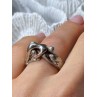 925 Sterling Silver Kamasutra Ring Size 6.5