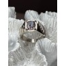Men's 925 Sterling Silver Spinel Ring Size 8.5