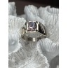Men's 925 Sterling Silver Spinel Ring Size 8.5