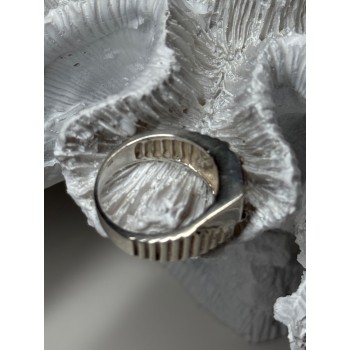 Men's 925 Sterling Silver Spinel Ring Size 8.5