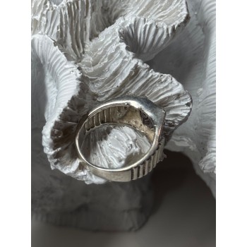 Men's 925 Sterling Silver Spinel Ring Size 8.5