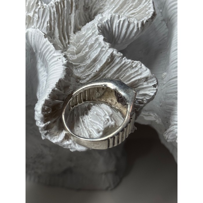 Men's 925 Sterling Silver Spinel Ring Size 8.5