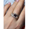 Men's 925 Sterling Silver Spinel Ring Size 8.5
