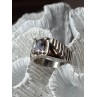 Men's 925 Sterling Silver Spinel Ring Size 8.5