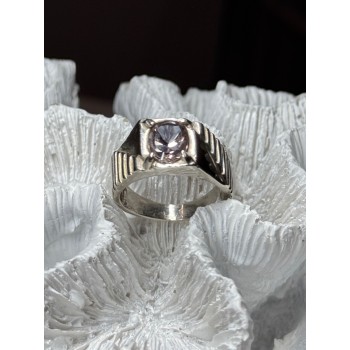 Men's 925 Sterling Silver Spinel Ring Size 8.5